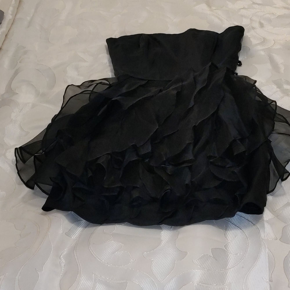 Strapless Black Rachel Zoe Cocktail Mini